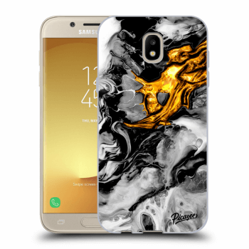 Picasee silikónový čierny obal pre Samsung Galaxy J5 2017 J530F - Black Gold 2