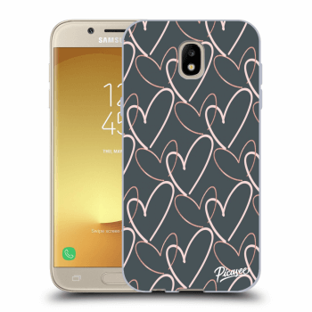 Picasee silikónový prehľadný obal pre Samsung Galaxy J5 2017 J530F - Lots of love