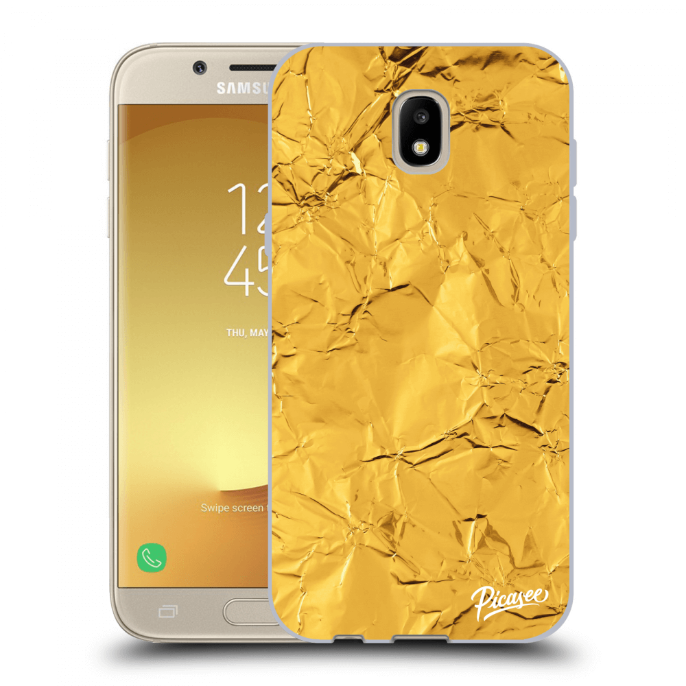 Picasee silikónový čierny obal pre Samsung Galaxy J5 2017 J530F - Gold