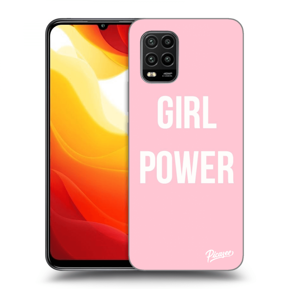 Picasee silikónový čierny obal pre Xiaomi Mi 10 Lite - Girl power