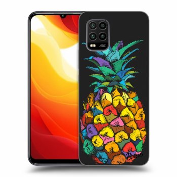 Picasee silikónový čierny obal pre Xiaomi Mi 10 Lite - Pineapple
