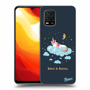 Picasee silikónový čierny obal pre Xiaomi Mi 10 Lite - Believe In Unicorns