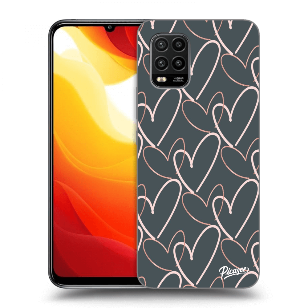 Picasee silikónový prehľadný obal pre Xiaomi Mi 10 Lite - Lots of love