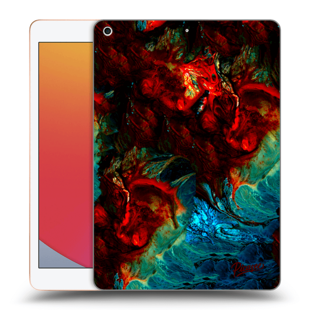 Picasee silikónový prehľadný obal pre Apple iPad 10.2" 2020 (8. gen) - Universe