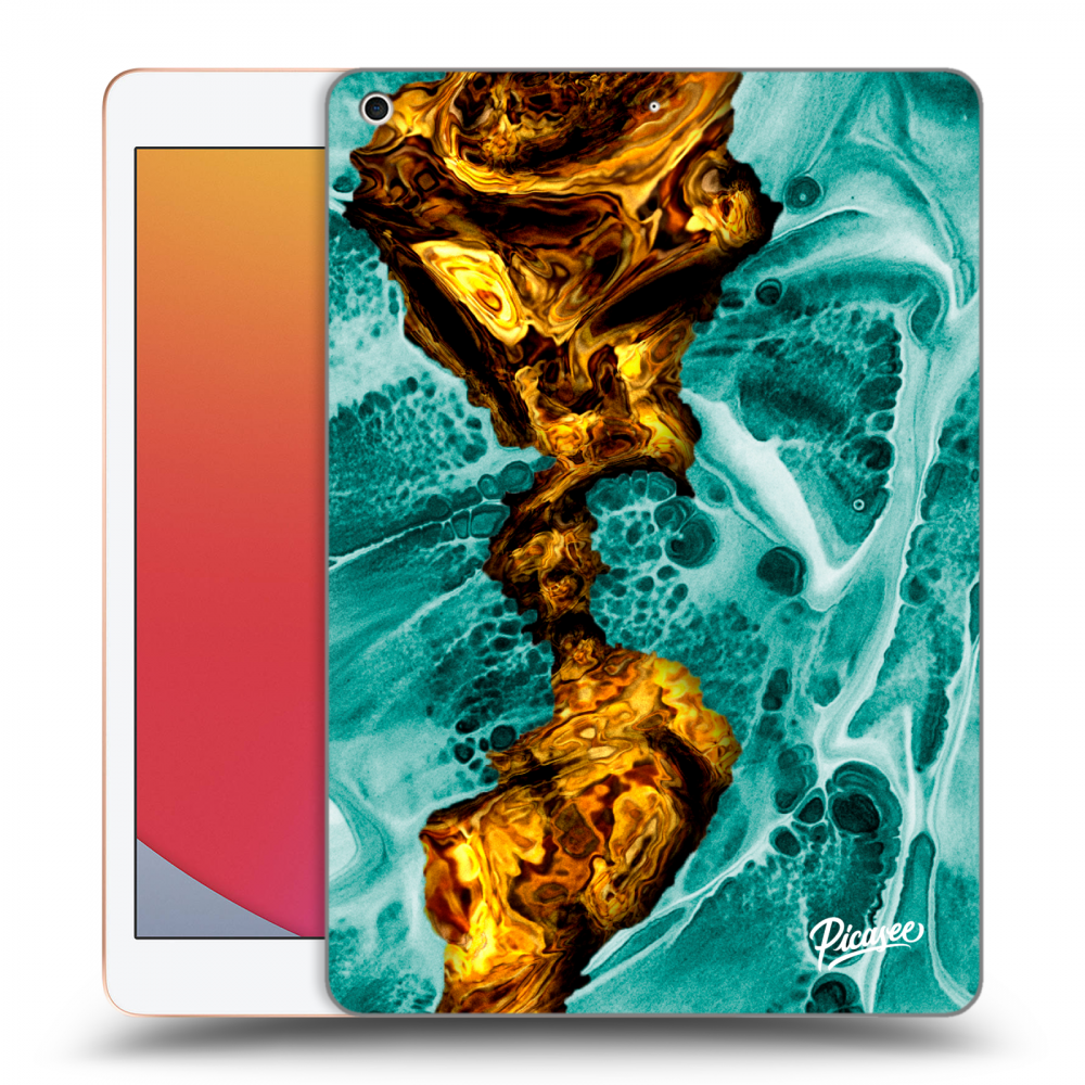 Picasee silikónový čierny obal pre Apple iPad 10.2" 2020 (8. gen) - Goldsky
