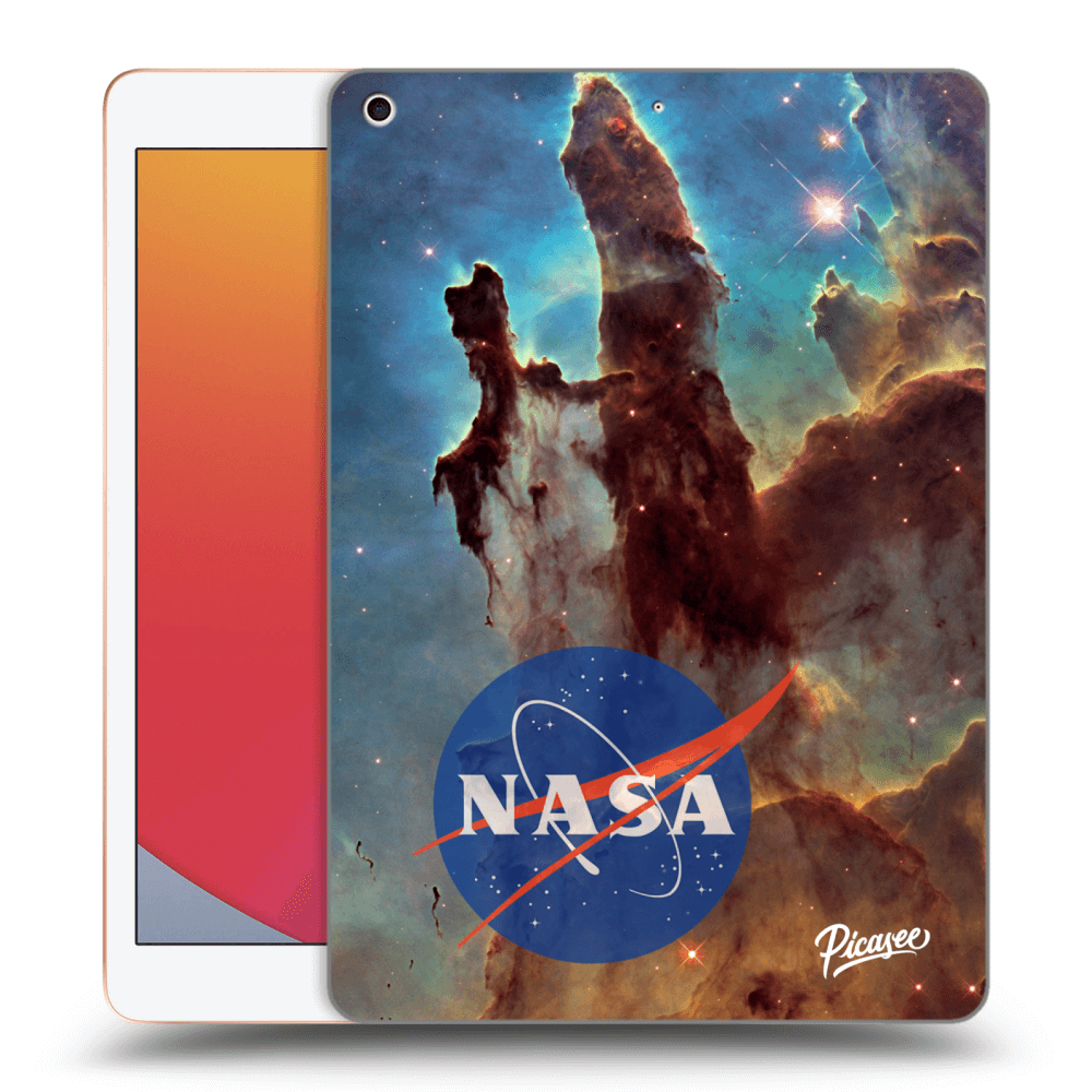 Picasee silikónový prehľadný obal pre Apple iPad 10.2" 2020 (8. gen) - Eagle Nebula