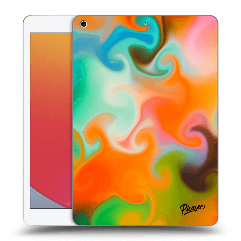 Picasee silikónový prehľadný obal pre Apple iPad 10.2" 2020 (8. gen) - Juice