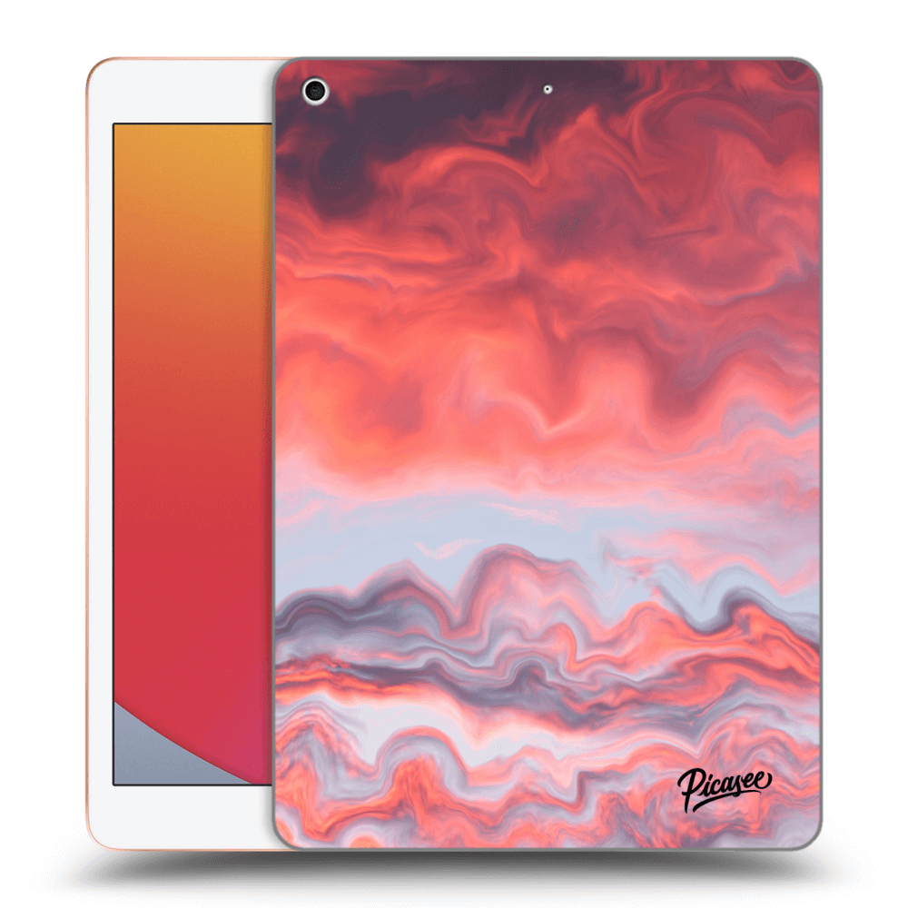 Picasee silikónový prehľadný obal pre Apple iPad 10.2" 2020 (8. gen) - Sunset