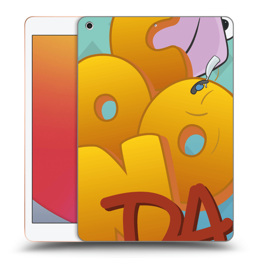 Picasee silikónový prehľadný obal pre Apple iPad 10.2" 2020 (8. gen) - Obří COONDA