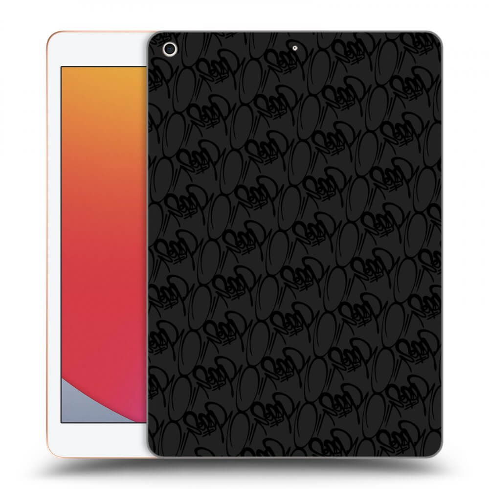 Picasee silikónový čierny obal pre Apple iPad 10.2" 2020 (8. gen) - Separ - Black On Black 2