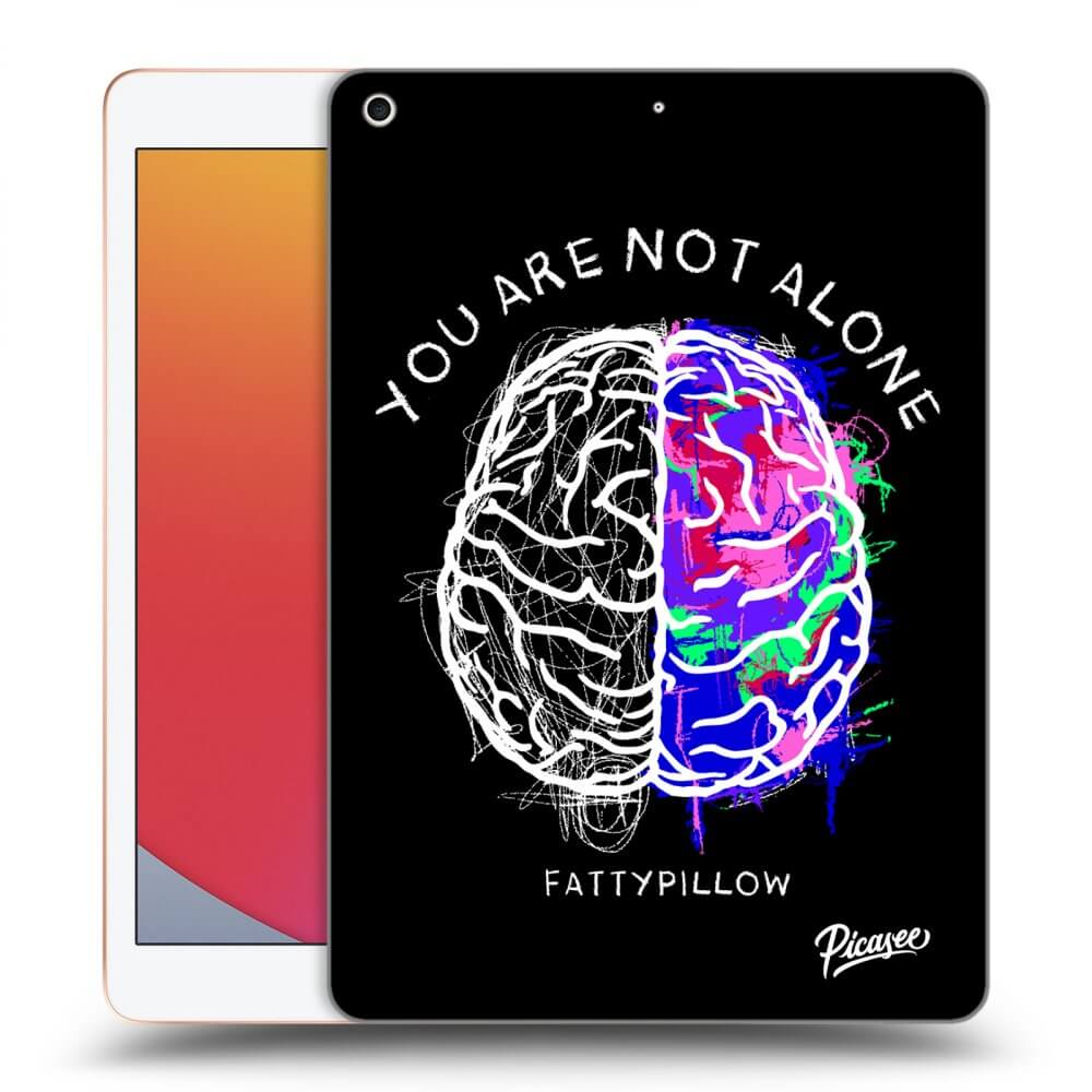 Picasee silikónový čierny obal pre Apple iPad 10.2" 2020 (8. gen) - Brain - White