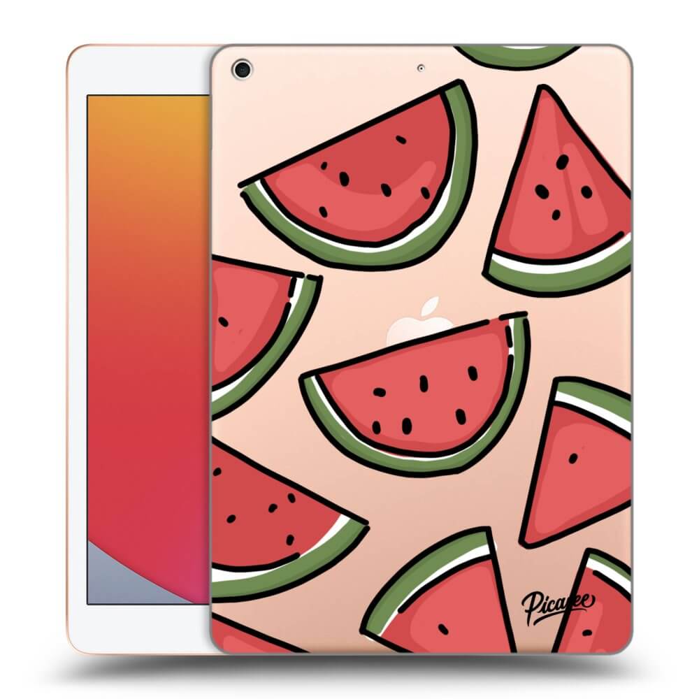 Picasee silikónový prehľadný obal pre Apple iPad 10.2" 2020 (8. gen) - Melone