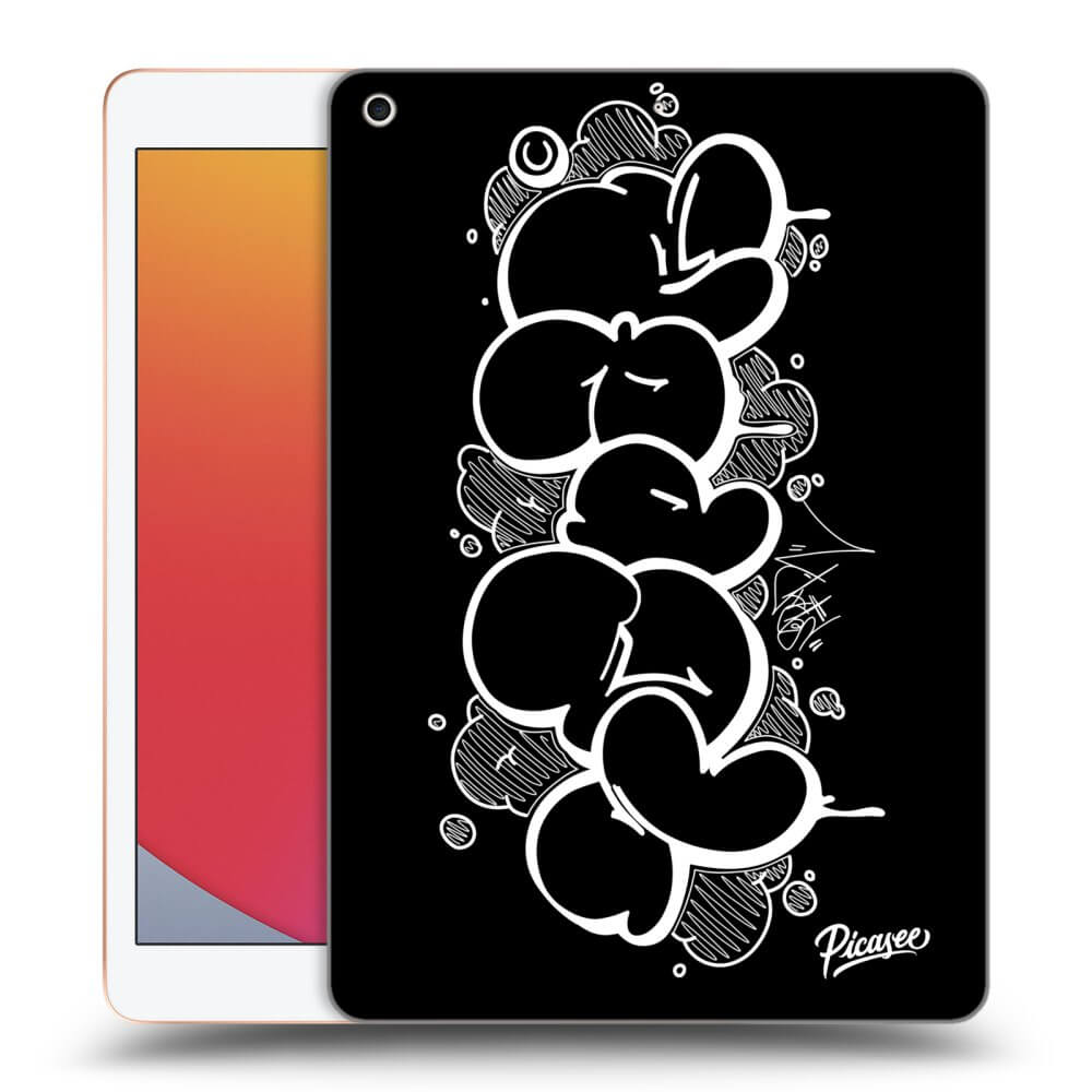 Picasee silikónový prehľadný obal pre Apple iPad 10.2" 2020 (8. gen) - Throw UP