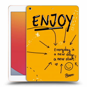 Picasee silikónový čierny obal pre Apple iPad 10.2" 2020 (8. gen) - Enjoy