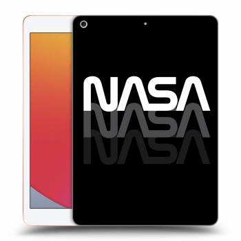 Picasee silikónový prehľadný obal pre Apple iPad 10.2" 2020 (8. gen) - NASA Triple