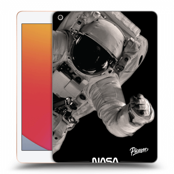 Picasee silikónový čierny obal pre Apple iPad 10.2" 2020 (8. gen) - Astronaut Big