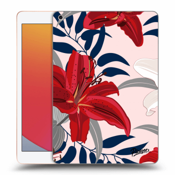 Obal pre Apple iPad 10.2" 2020 (8. gen) - Red Lily