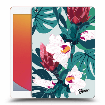 Picasee silikónový prehľadný obal pre Apple iPad 10.2" 2020 (8. gen) - Rhododendron