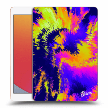 Picasee silikónový prehľadný obal pre Apple iPad 10.2" 2020 (8. gen) - Burn