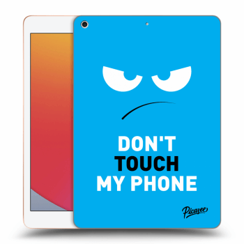 Obal pre Apple iPad 10.2" 2020 (8. gen) - Angry Eyes - Blue