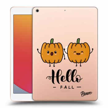 Picasee silikónový prehľadný obal pre Apple iPad 10.2" 2020 (8. gen) - Hallo Fall