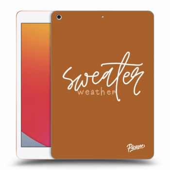 Picasee silikónový prehľadný obal pre Apple iPad 10.2" 2020 (8. gen) - Sweater weather