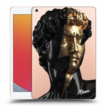 Picasee silikónový prehľadný obal pre Apple iPad 10.2" 2020 (8. gen) - Wildfire - Black