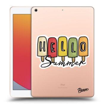 Picasee silikónový prehľadný obal pre Apple iPad 10.2" 2020 (8. gen) - Ice Cream