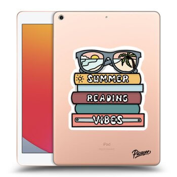 Picasee silikónový prehľadný obal pre Apple iPad 10.2" 2020 (8. gen) - Summer reading vibes