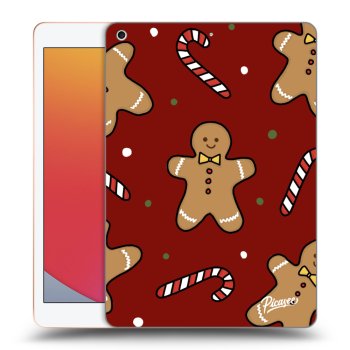 Picasee silikónový prehľadný obal pre Apple iPad 10.2" 2020 (8. gen) - Gingerbread 2
