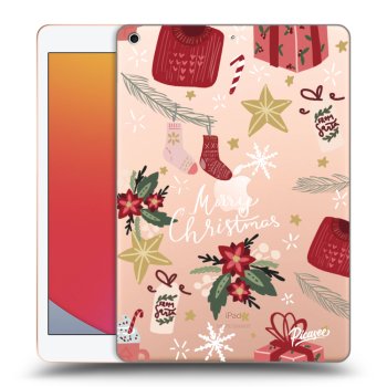 Picasee silikónový prehľadný obal pre Apple iPad 10.2" 2020 (8. gen) - Christmas