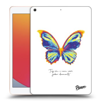 Picasee silikónový prehľadný obal pre Apple iPad 10.2" 2020 (8. gen) - Diamanty White