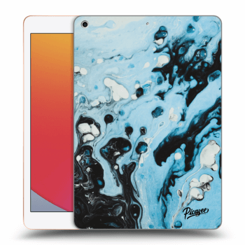 Picasee silikónový prehľadný obal pre Apple iPad 10.2" 2020 (8. gen) - Organic blue