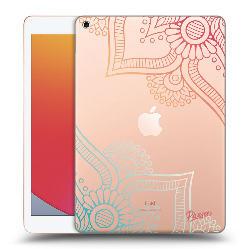 Picasee silikónový prehľadný obal pre Apple iPad 10.2" 2020 (8. gen) - Flowers pattern