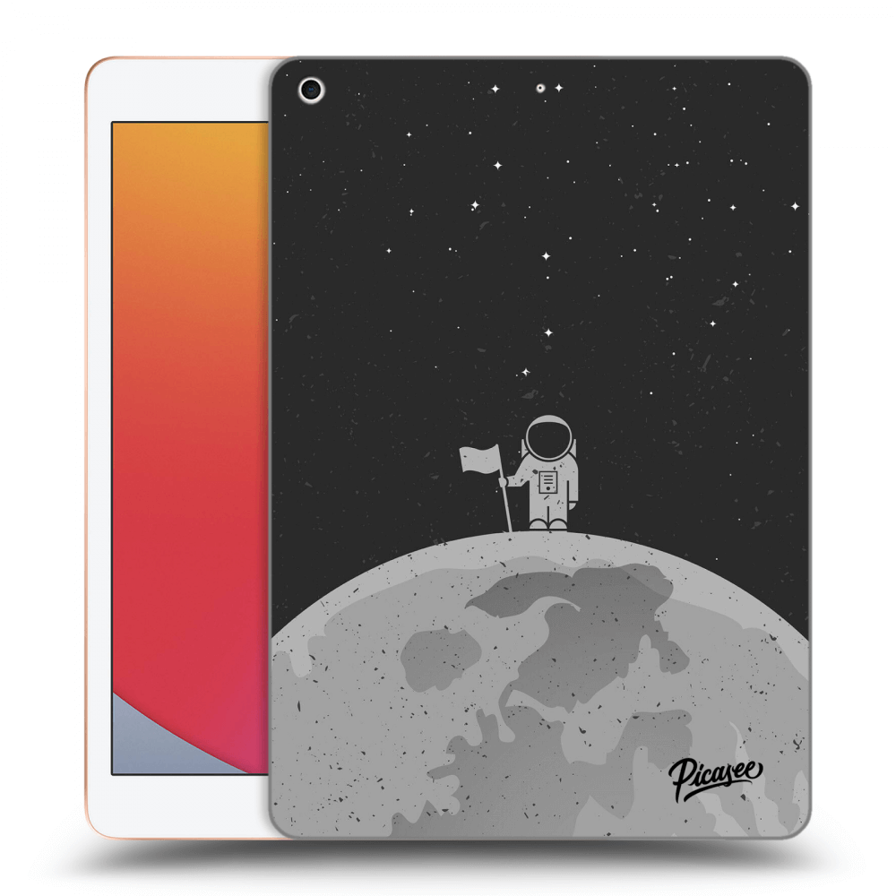 Picasee silikónový čierny obal pre Apple iPad 10.2" 2020 (8. gen) - Astronaut