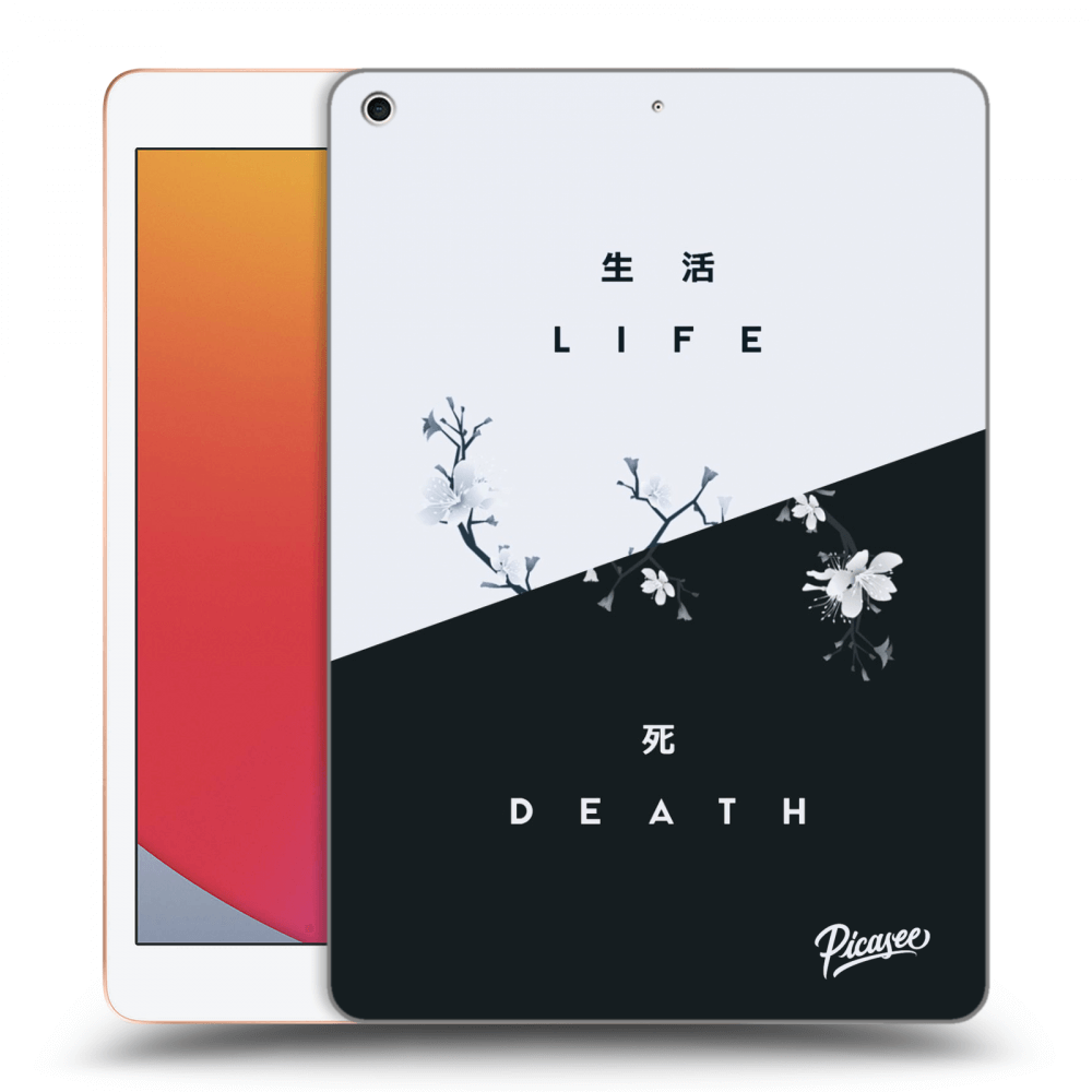 Picasee silikónový čierny obal pre Apple iPad 10.2" 2020 (8. gen) - Life - Death