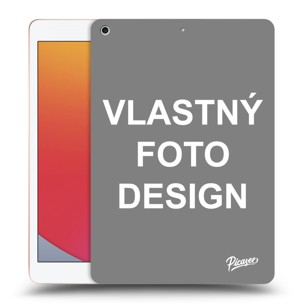 Picasee silikónový prehľadný obal pre Apple iPad 10.2" 2020 (8. gen) - Vlastný fotka/motiv