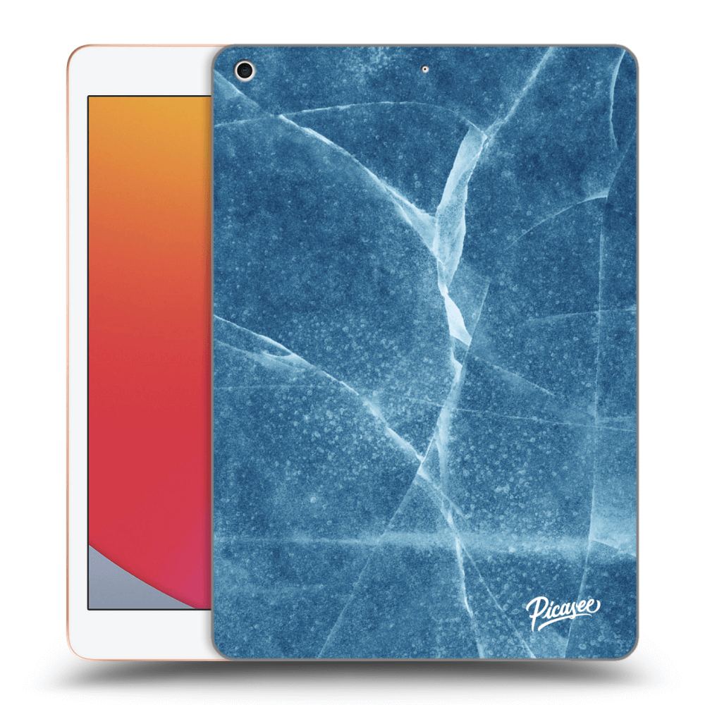 Picasee silikónový čierny obal pre Apple iPad 10.2" 2020 (8. gen) - Blue marble