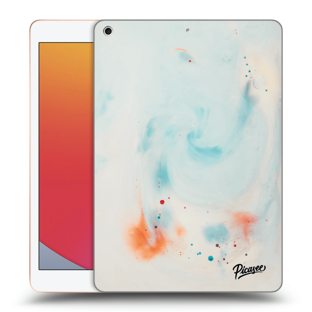 Picasee silikónový čierny obal pre Apple iPad 10.2" 2020 (8. gen) - Splash