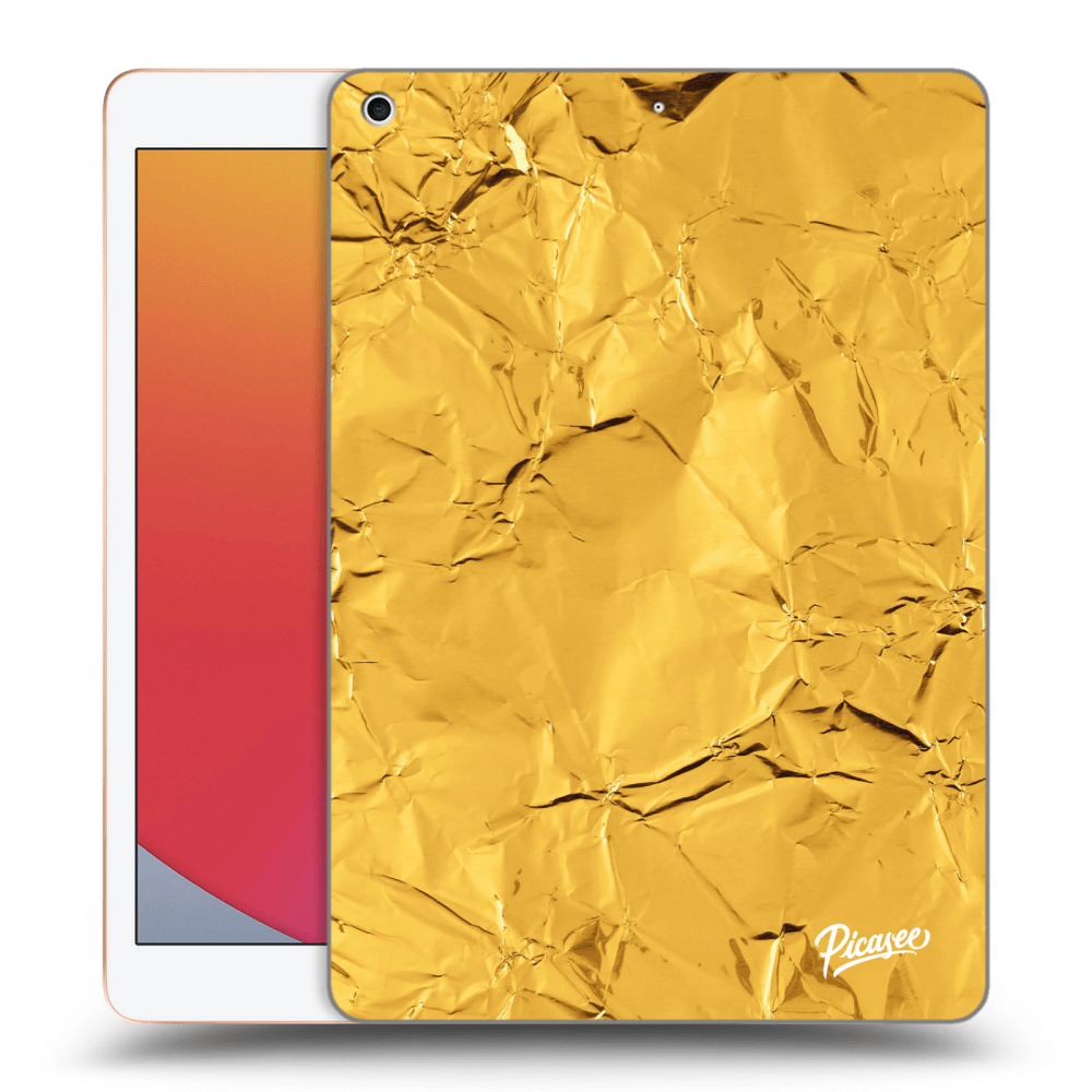 Picasee silikónový prehľadný obal pre Apple iPad 10.2" 2020 (8. gen) - Gold