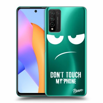 Picasee silikónový prehľadný obal pre Honor 10X Lite - Don't Touch My Phone
