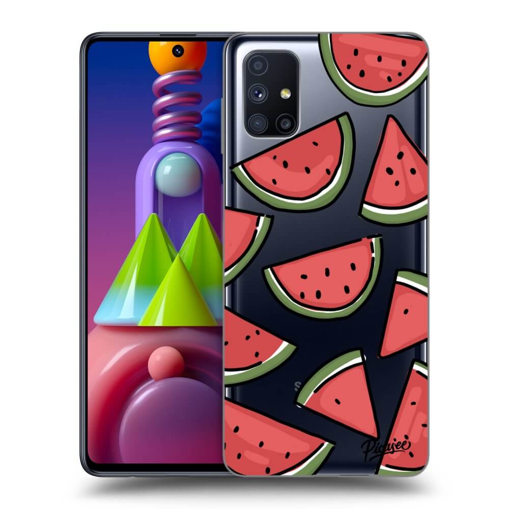 Picasee silikónový prehľadný obal pre Samsung Galaxy M51 M515F - Melone