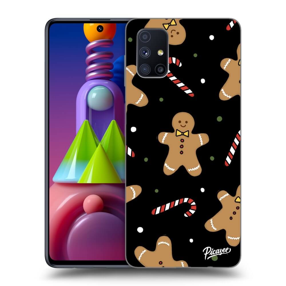 Picasee silikónový čierny obal pre Samsung Galaxy M51 M515F - Gingerbread