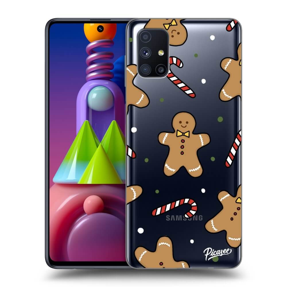 Picasee silikónový prehľadný obal pre Samsung Galaxy M51 M515F - Gingerbread