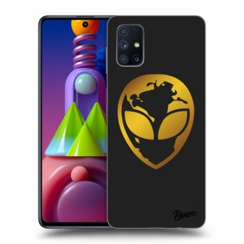 Obal pre Samsung Galaxy M51 M515F - EARTH - Gold Alien 3.0