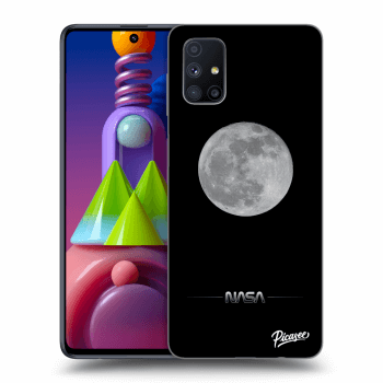 Picasee silikónový čierny obal pre Samsung Galaxy M51 M515F - Moon Minimal