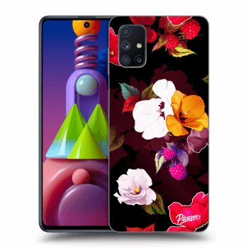 Obal pre Samsung Galaxy M51 M515F - Flowers and Berries
