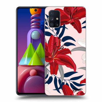 Obal pre Samsung Galaxy M51 M515F - Red Lily