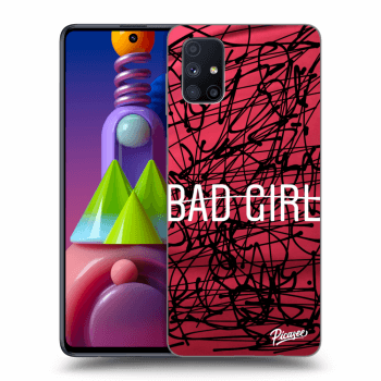 Picasee silikónový prehľadný obal pre Samsung Galaxy M51 M515F - Bad girl