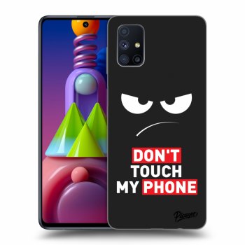 Obal pre Samsung Galaxy M51 M515F - Angry Eyes - Transparent